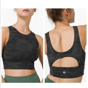 Lululemon Stronger as One Longline Bra - Camo